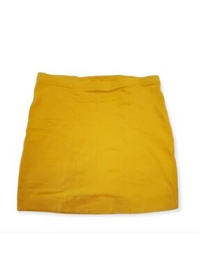 H&M Mustard Yellow Mini Bodycon Skirt XS